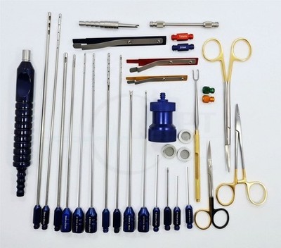 Liposuction Cannulas Set For Face and Neck Surgery