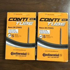 Continental Conti Tube Race 28 700C Long Presta 80mm Valve Pack of 2 NEW