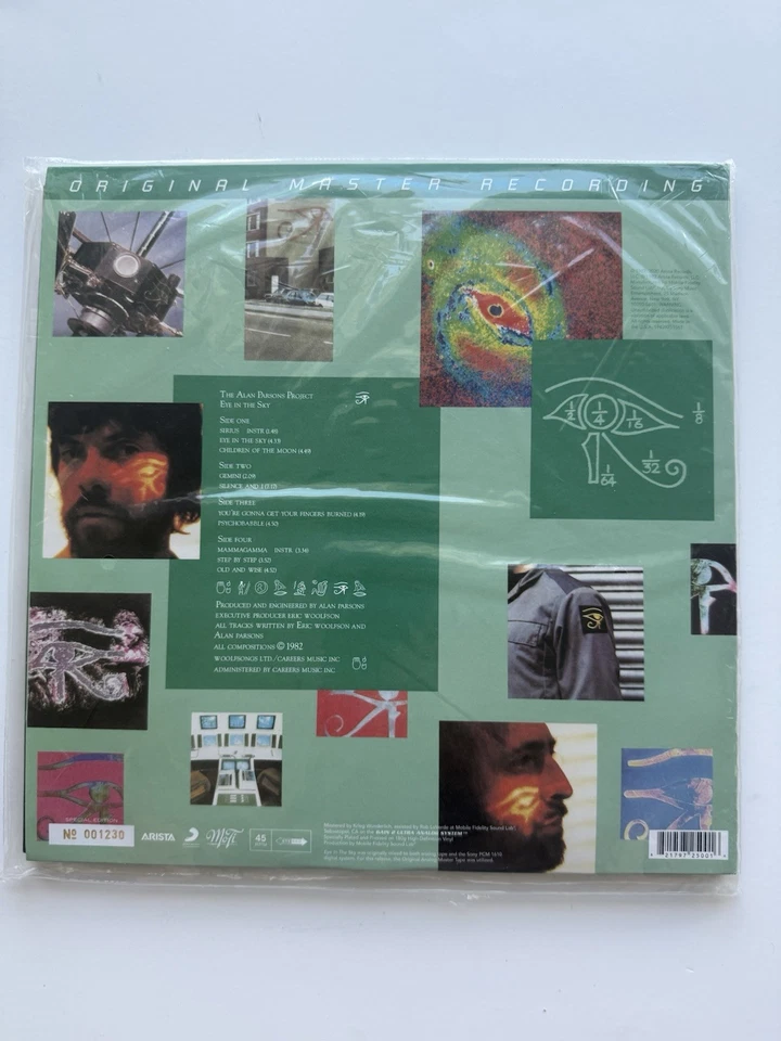 Alan Parsons Project-Eye In The SkyMFSL 2 X 45 LP Stereo Sealed Mint Ltd Ed - Image 2 of 2