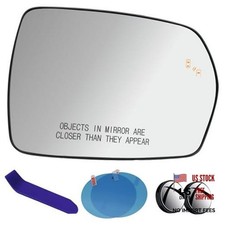 Passenger Side Mirror Glass Compatible Passenger - Heated  Blind Spot 15-24