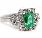 1CT Heat Treated Green Tourmaline 925 Solid Sterling Silver Ring Jewelry Sz 6  — photo 2