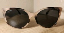 BURBERRY B 4333 3501/87 Tan  Black Alice Cat Eye Sunglasses 55-17-140
