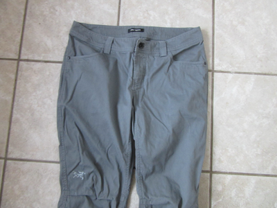 arc’teryx GORE-TEX テックナイロンパンツ　ca#34438 ARCTERYX Pants CA#34438 Women's Sz 10 - Gray - Cotton w/ stretch