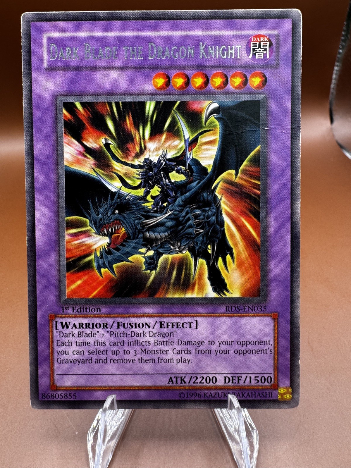 Dark Blade the Dragon Knight RDS-EN035 YuGiOh Rise of Destiny trading card — raw and PSA graded price guide