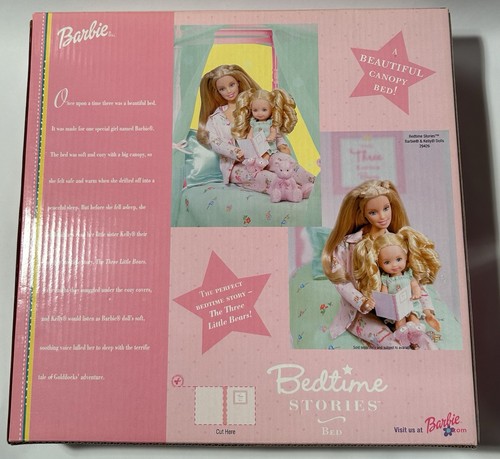NEW Barbie Bedtime Stories Bed #88843 And Barbie & Kelly Dolls #29426 Toys R Us - Picture 11 of 23