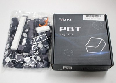 XVX Low Profile Blue/Grey Skyline Keycaps 144 Keys PBT Double Shot