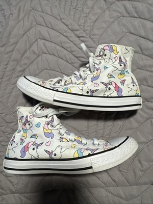 Converse Chuck Taylor All Star Unicorns Junior Girls Hightop Athletic Shoes 2