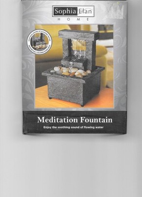 #233  SOPHIA ELAN MEDITATION FOUNTAIN NEW NEVER USED IN ORIGINAL BOX