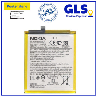 GENUINE BATTERY NOKIA 2.1 TA-1029 HE341 4000mAh SERVICE PART - Foto 2