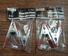 TOOL BENCH HARDWARE METAL SPRING CLAMPS 4" Set of 2