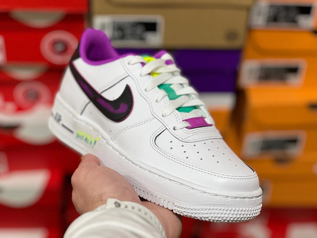 Size 4 (GS) - Nike Air Force 1 LV8 Low Just Do It! for sale