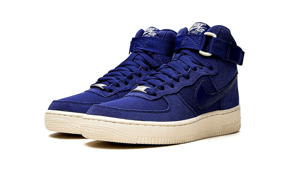 Nike Air Force High 653998-400 Royal Blue Big Kids (GS) Size:
