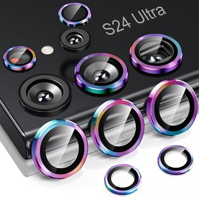 Hoerrye for Samsung Galaxy S24 Ultra Camera Lens Protector Case-Friendly