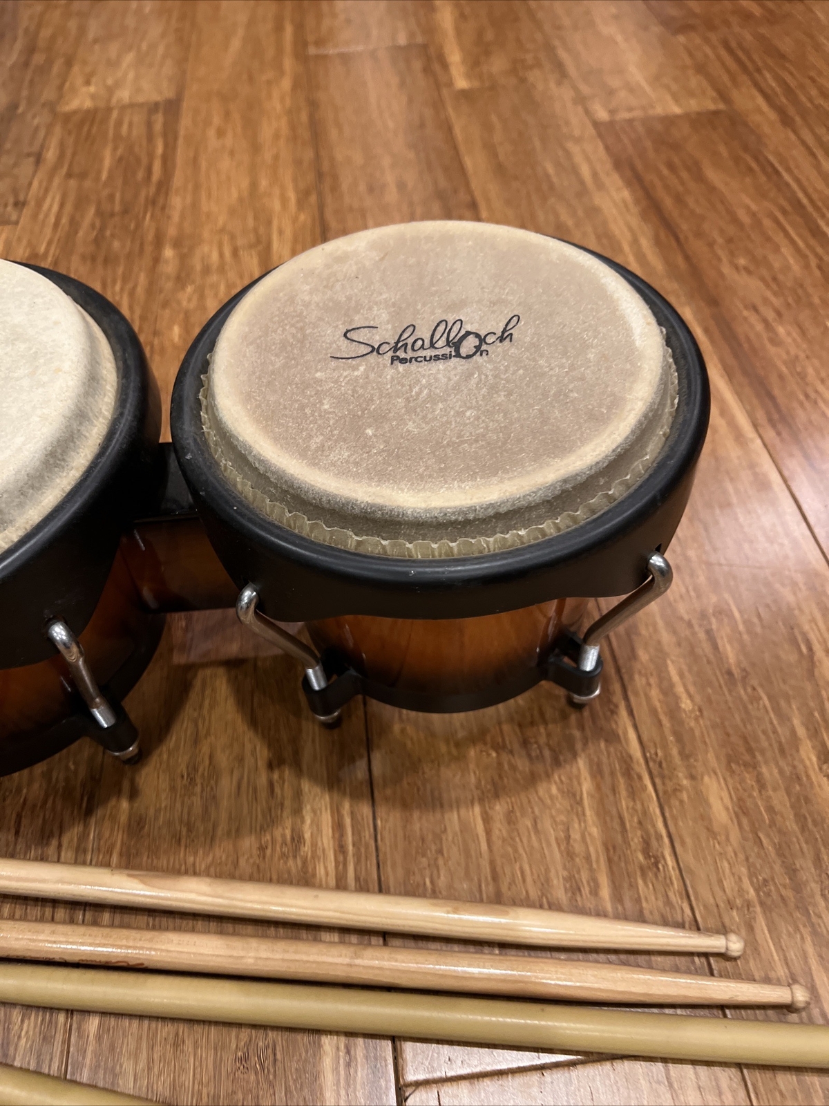Schalloch Bongos World Percussion Great Condition Please See Photos