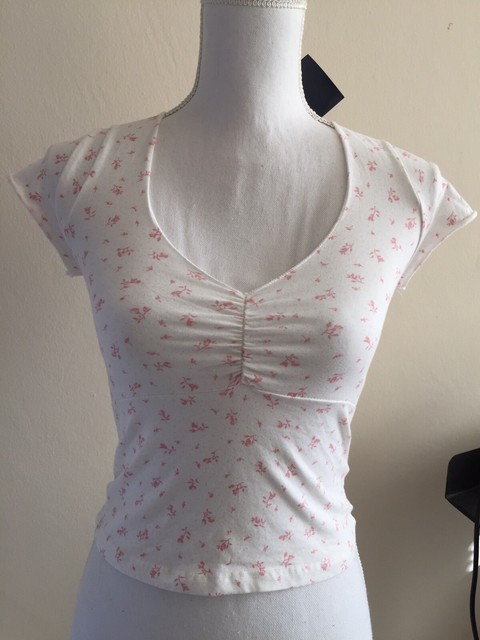 edith floral top brandy melville