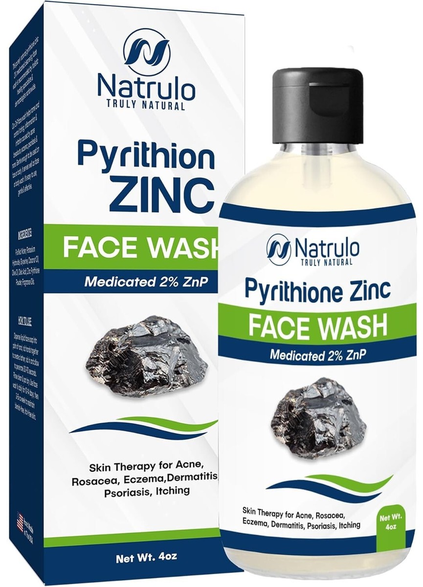 Pyrithione Zinc Face Wash | 2% Znp Zinc Soap Skin Therapy Body