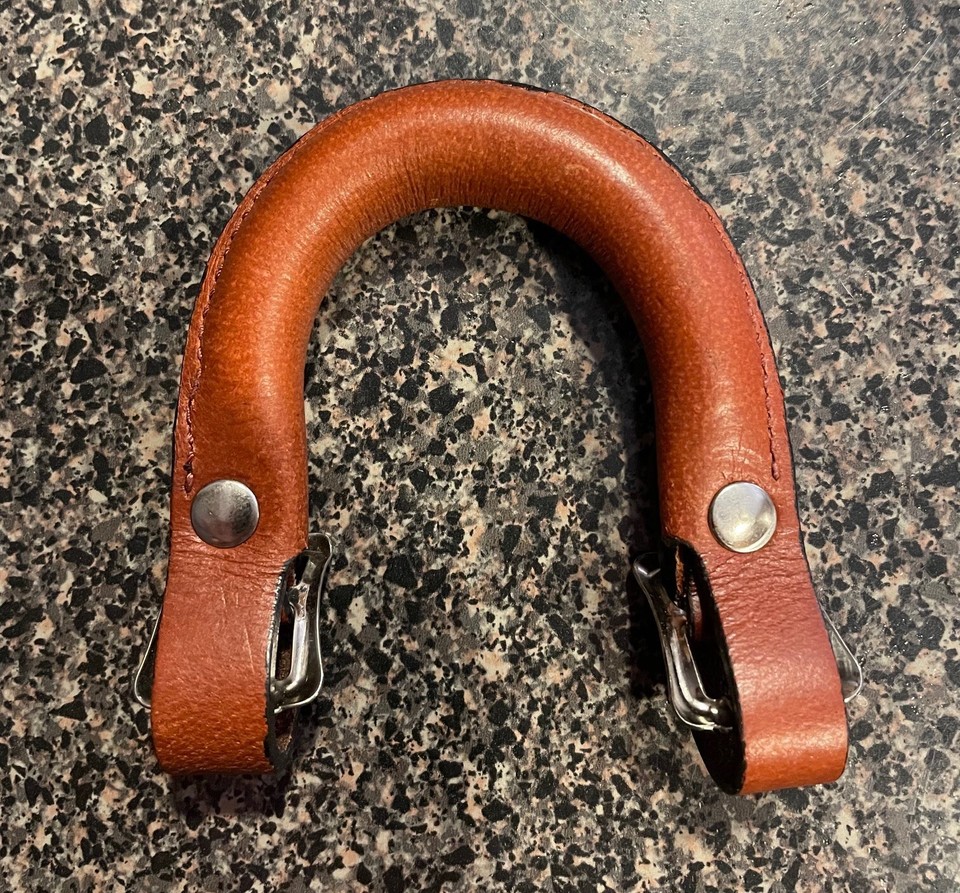 Russet Emergency guitar case handle, HS leather eBay