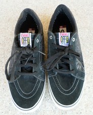 VANS black suede and canvas, skateboard shoes , Men's 13