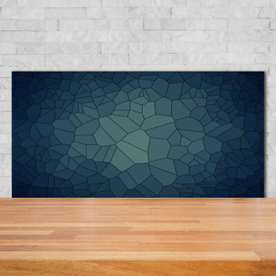 Planche De Cuisine En Verre Trempé Tulup – 60x52 Cm, Fond Métallique Argenté (neuf)