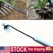 Handheld Weed Puller Weeder Garden Lawn Grass Root Remover Tool Manganese Steel