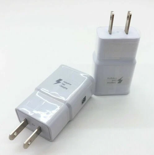 10Pk Adaptive Fast Charging Wall Charger For OEM Samsung Galaxy s7 S8+ S9 Note 8 - Image 3 of 3