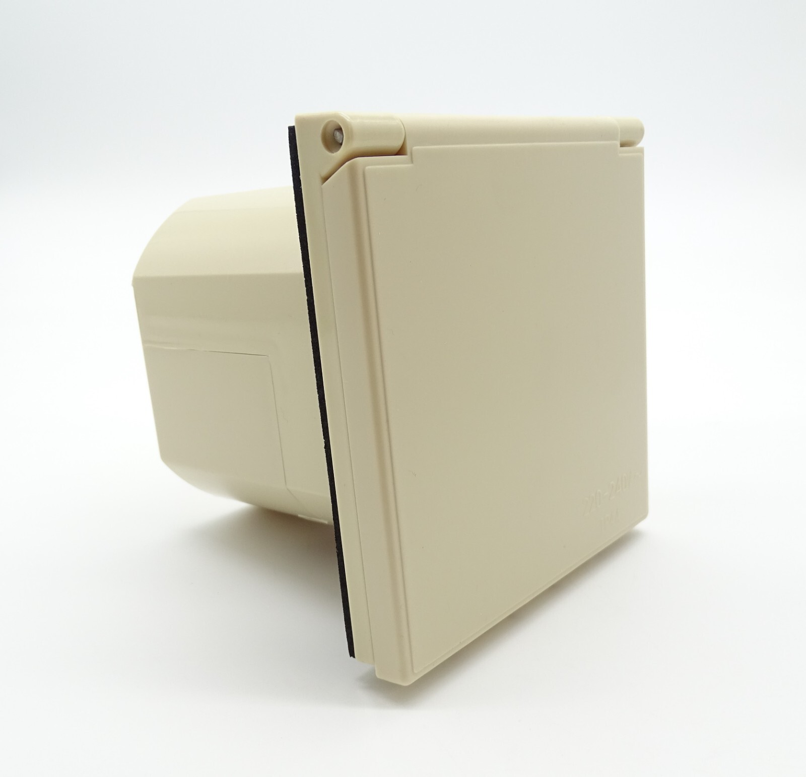 FLUSH FITTING MAINS INLET - BEIGE CARAVAN MOTORHOME - PO113