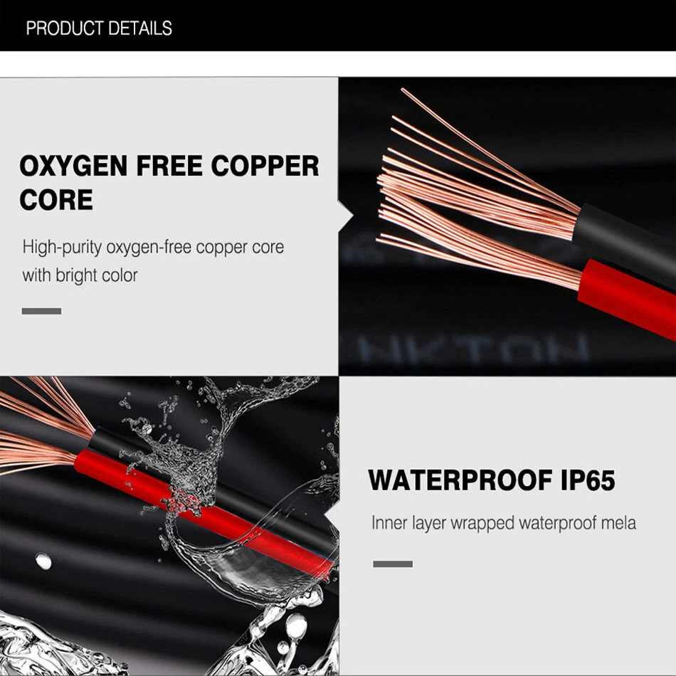 18AWG 50cm DC Power Pigtail Jack Plug Cable Wire 2.1mm x 5.5mm 5A Male & Female - Image 4 of 4