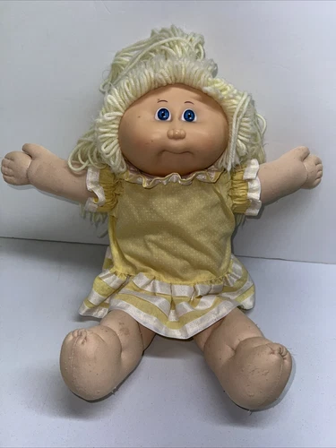 Vintage 1978-1982 Cabbage Patch Kids Doll Original Blonde Hair Blue Eyes