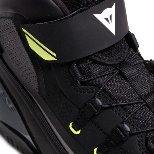 Motorcycle Shoes 43 - Dainese Herian D-Wp Waterproof - Schwarz-Weiß-Fluogelb - Picture 4 of 8