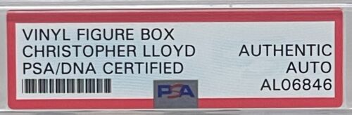CHRISTOPHER LLOYD Signed DR EMMETT BROWN Back to The Future FUNKO POP Figure PSA - Picture 3 of 8