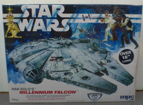 (DAMAGED)MPC 1/72 Star Wars Han Solo's Millennium Falcon Model Kit MPC953