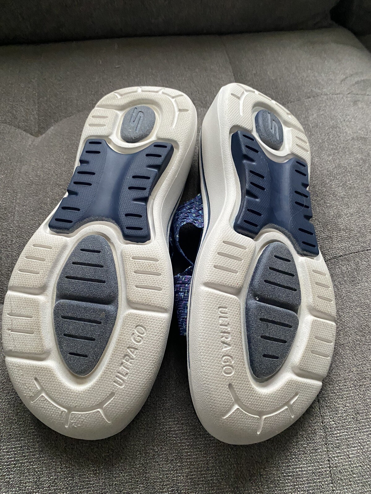 SKECHERS ARCHFIT Ultra Go SANDAL SHOES WOMENS Navy/Wh… - Gem
