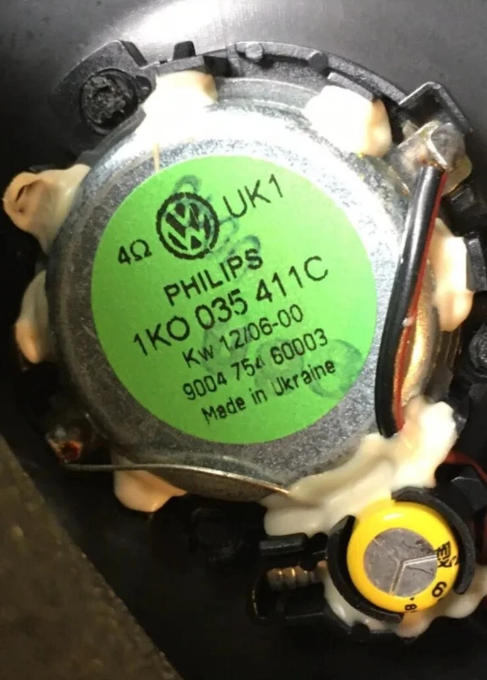 VW TWEETER SPEAKER GOLF MK5 / JETTA 2003-2009 MK5 FRONT DOOR TRIM 1K0035411C - Image 3 of 4