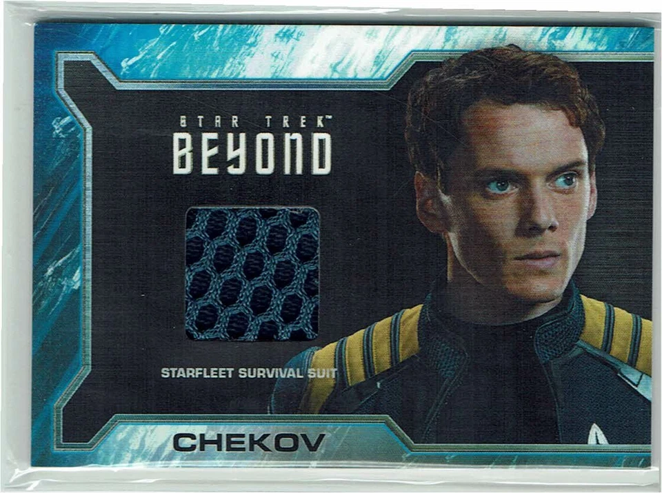 Star Trek Beyond Movie 2017 Wardrobe Relic Reward Card SR8a Anton Yelchin Chekov - Image 2 of 4