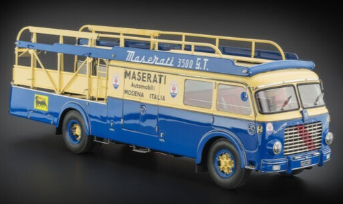 1957 Fiat Transporter 642 RN2, Bartoletti, Team Maserati in 1:18 Scale by CMC