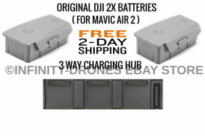 Genuine DJI ( Mavic Air 2 /2S ) 2x Intelligent Flight Battery + 