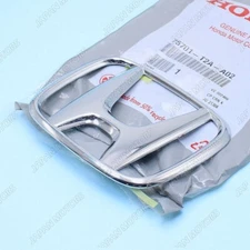 Genuine OEM Honda ACCORD Rear Trunk Lid Chrome "H" Logo Emblem Badge Nameplate