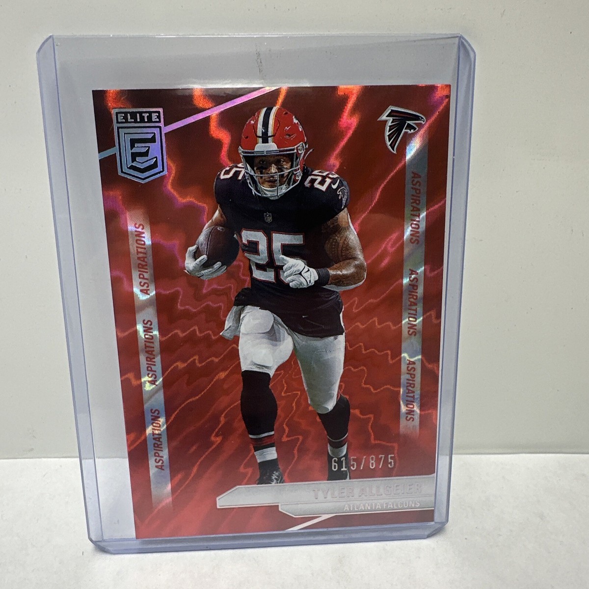 2024-2025 Donruss Elite Red Aspirations Tyler Allgeier/875 Atlanta