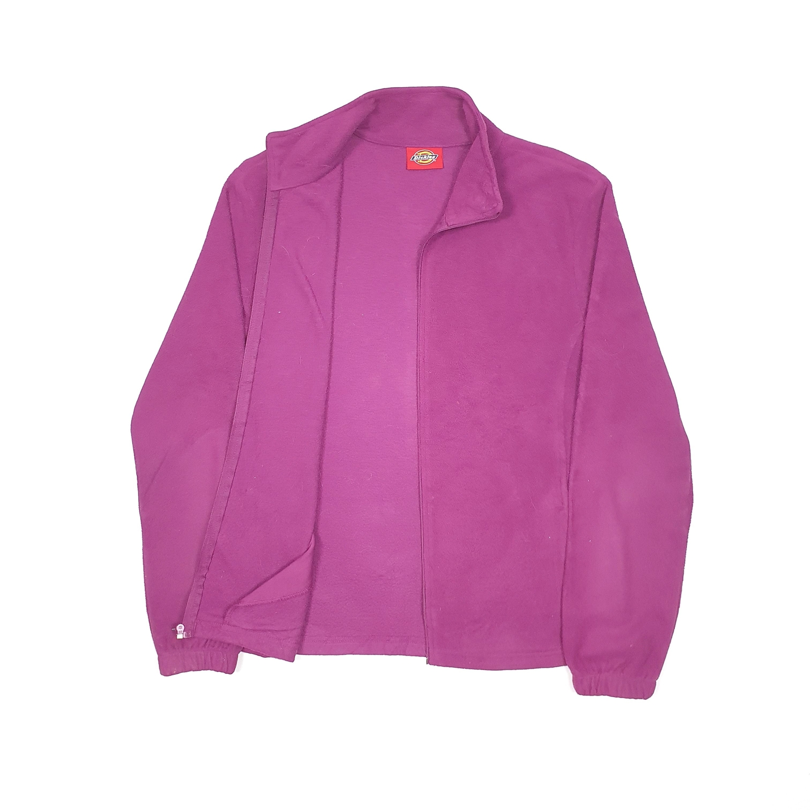Womens DICKIES Polyester Full Zip Fleece Jumper L image 2