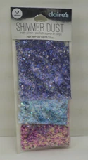 Claire's Shimmer Dust Body Glitter Violet, Blue, Pink - 3x6g/0.21oz (G131424-1)