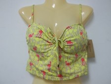 Cremieux Size M Medium Multi Color Flights Of Fancy New Womens Bikini Top