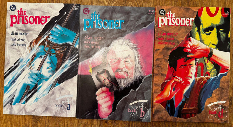 Prisoner Books a,b,d Prestige Format DC Comics Dean Motter
