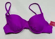 Xhilaration Juniors' Removable Cup Underwire Bikini Top - Fuchsia Purple M
