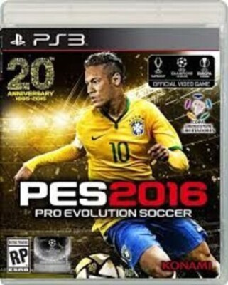 PS3 Pro Evolution Soccer 2016 Konami Tested Working Used
