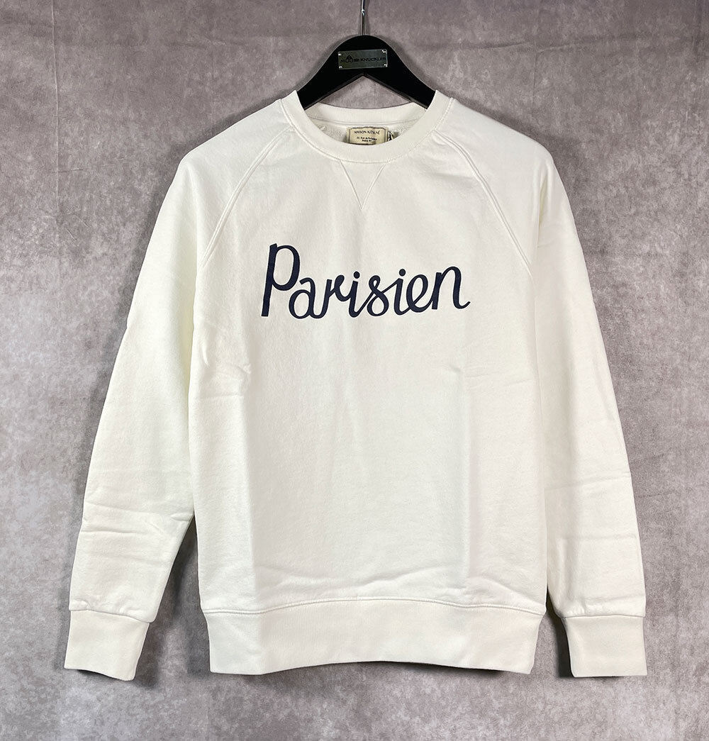 MAISON KITSUNE SWEATSHIRT PARISIEN AM00301KM0001 LATTE | eBay MAISON KITSUNE SWEATSHIRT PARISIEN AM00301KM0001 LATTE | eBay