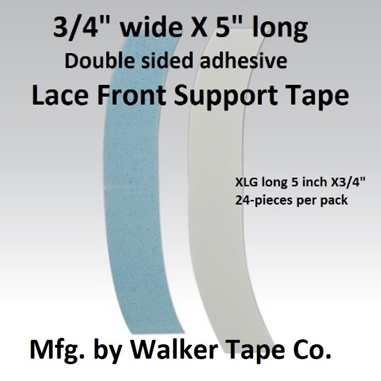 Lace Front Support Tape by Walker Tape WIDE 5 inch long shape C 1