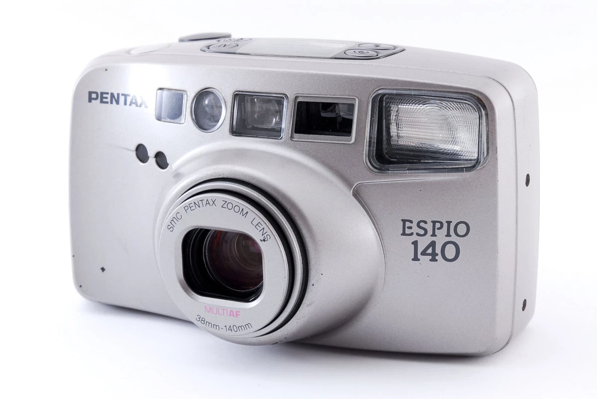 Pentax Espio 140 Silver 35mm Point & Shoot Film Camera [Exc] Fedex Japan  #110254