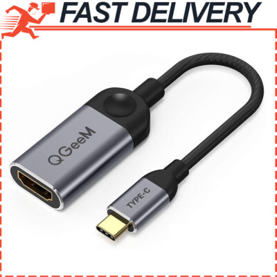 USB C to HDMI Adapter 4K Cable USB Type-C to HDMI Adapter, Thunderbolt 