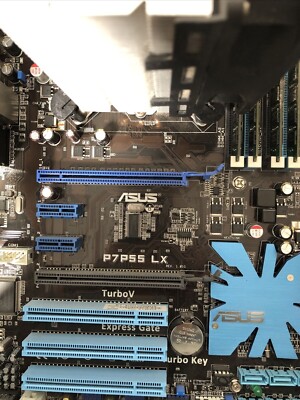 ASUS P7P55D LX, LGA1156 Socket, Intel Motherboard With 8gb Ram With Cpu
