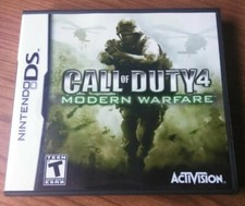 Call of Duty 4: Modern Warfare Nintendo DS Replacement Case Manuel NO GAME
